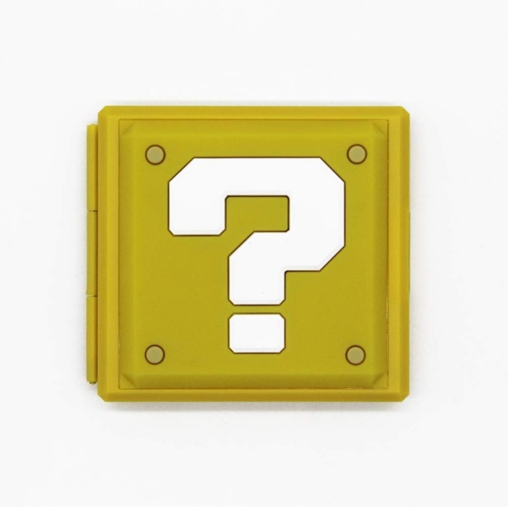 NEW Mario Question Mark Coin Block Nintendo Switch Game Case